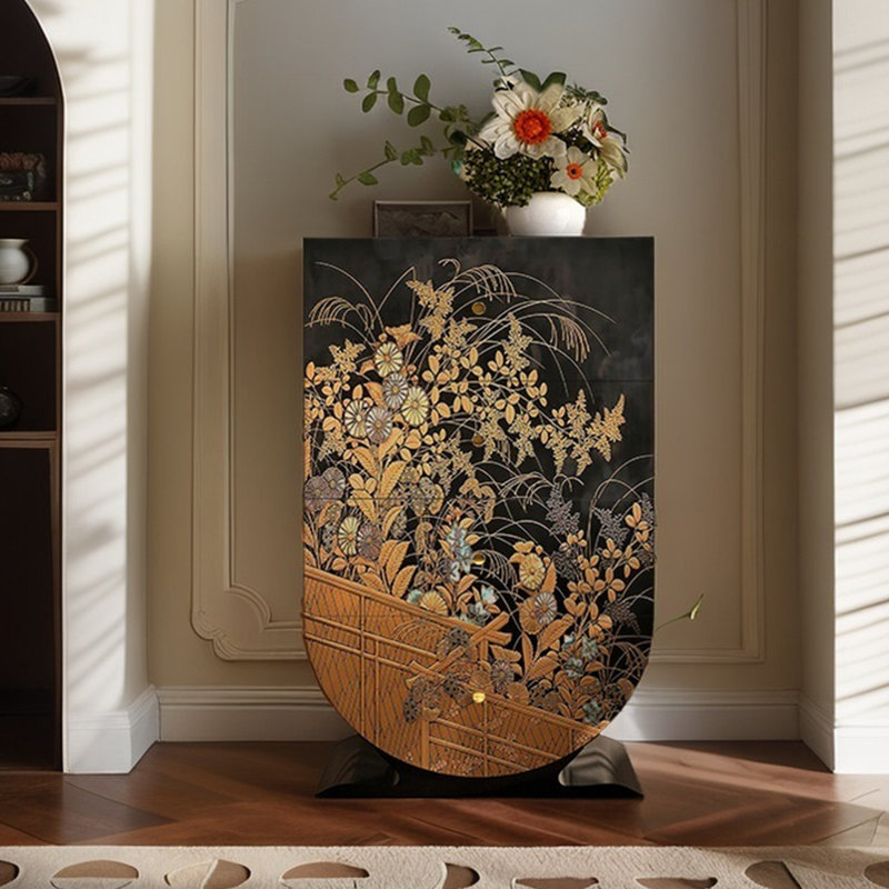 Elegant decorative cabinet multi-functional chest
