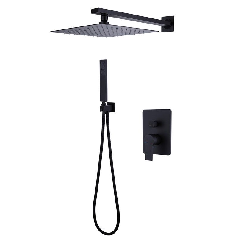 All-In-One Kit with Rough in-Valve, Matte Black