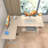Becali 63'' L-Shaped Height Adjustable Standing Desk With A Drawer-2120531038