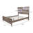 Farmhouse Queen Size Bed with LED Lights