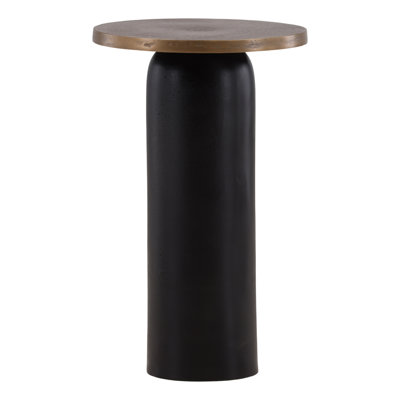 Cyan Side Table Antique Brass