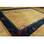 Tapis antique antique grand art déco à motif floral chinois