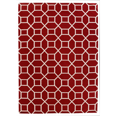 Wool Geometric Area Rug