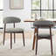 Chaise d'appoint rembourrée en bois massif Vannie-95087033-126400234