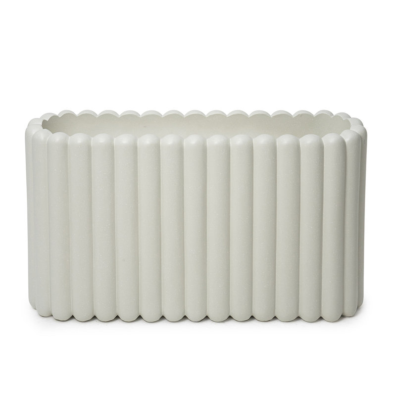 Jardinière Ballina 20 po de hauteur, Beige