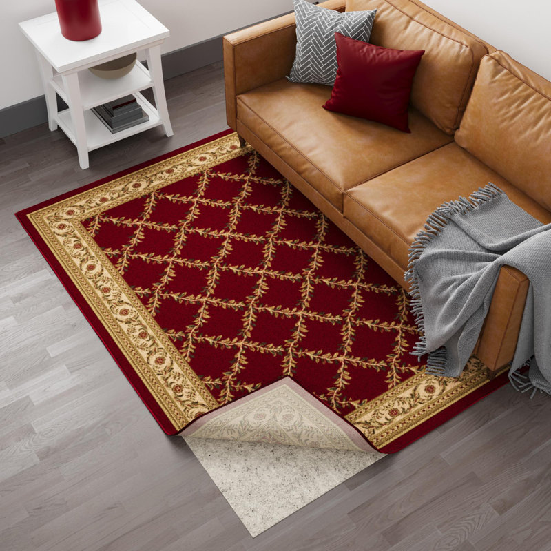 Tapis antidérapant antidérapant 1/8 d'épaisseur, protection pour toute surface de plancher, beige, Rectangle 2 pi 7 po x 2 pi
