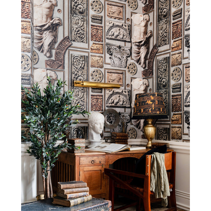 The Artists House Non-Pasted Satin Wallpaper Roll