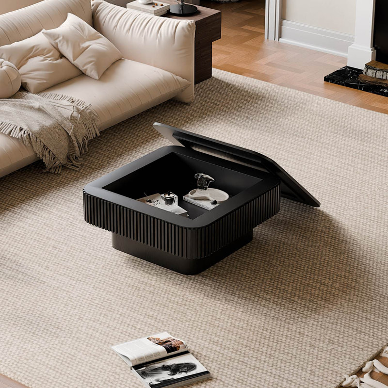 Table basse 31,5 po, Noir