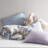King Taupe Bed With Comforter - Soft Brushed Microfiber, Pillowcases Sheets Watercolor Floral Pattern