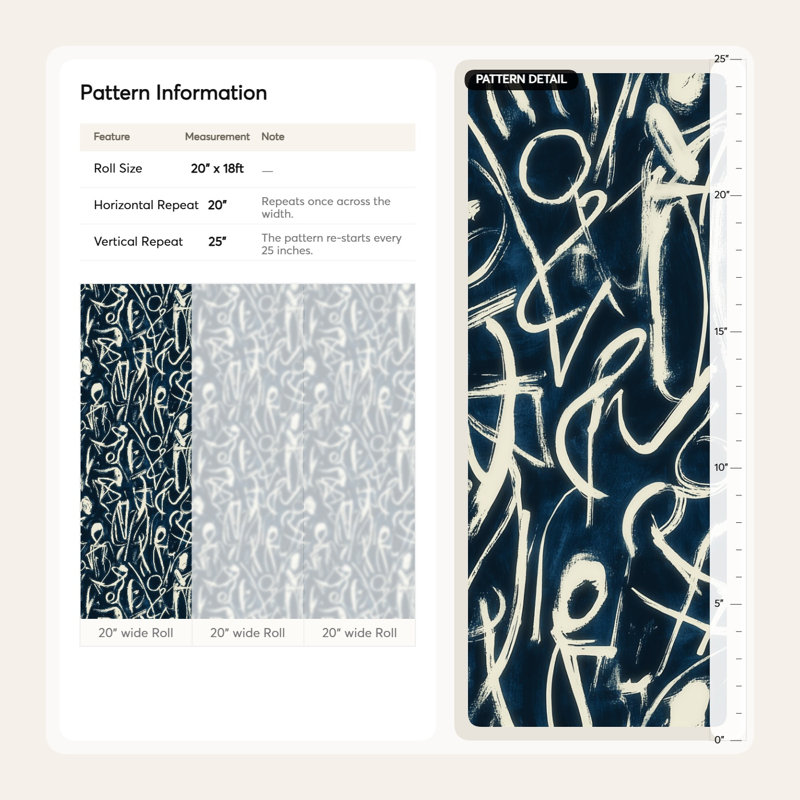 Papier peint abstrait géométrique, décoration murale marine