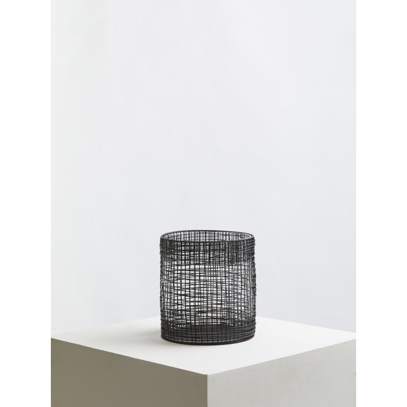 Cockrell Metal Tabletop Lantern, 21cm H x 19cm W x 19cm D