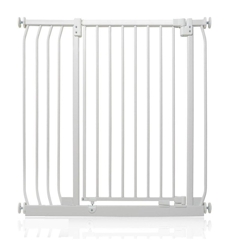 Elite Pressure Safety Gate, Matt White, 105cm H x 80cm W x 2.3cm D