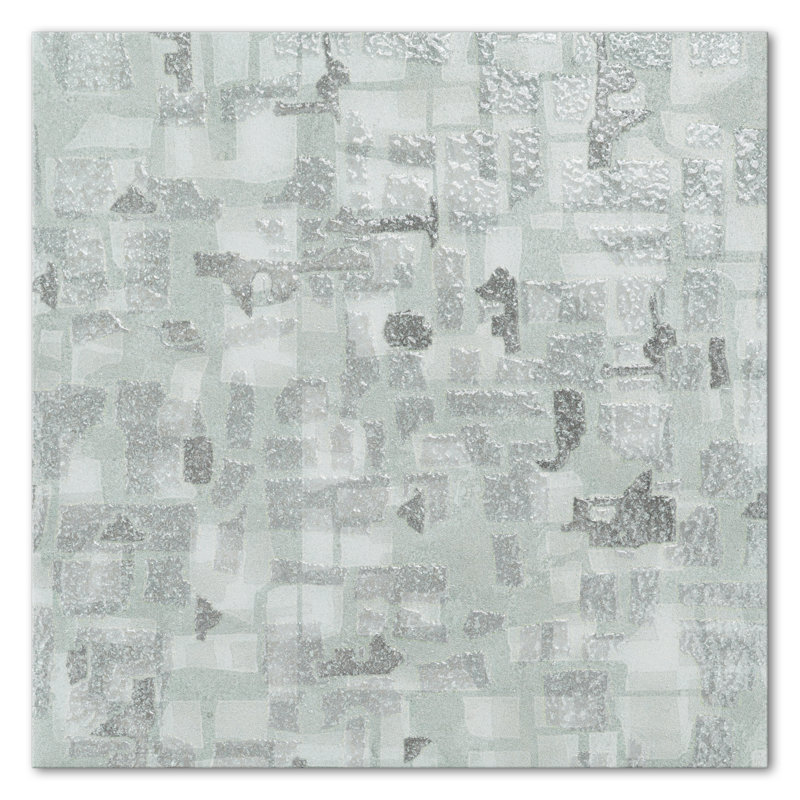 Charlotte 8.03 in. x 8.03 in. Textured Porcelain Floor and Wall Tile, Winter Sky