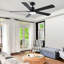 52" Lowe Profile Ceiling Fan With Light-329275494