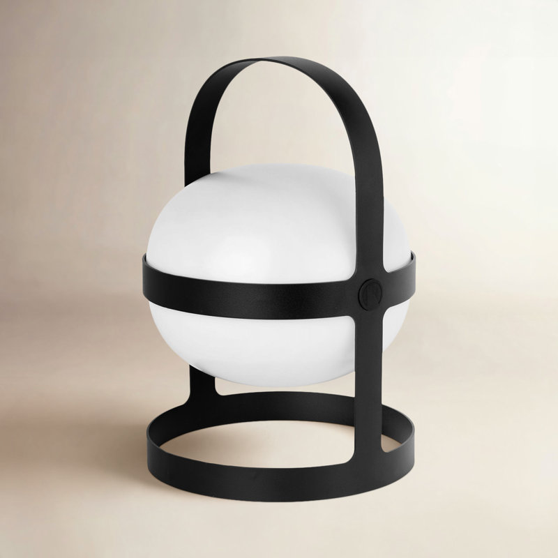 Soft Spot Solar Powered Integrated LED Globe, 13.39" H x 9.25" W x 9.25" D