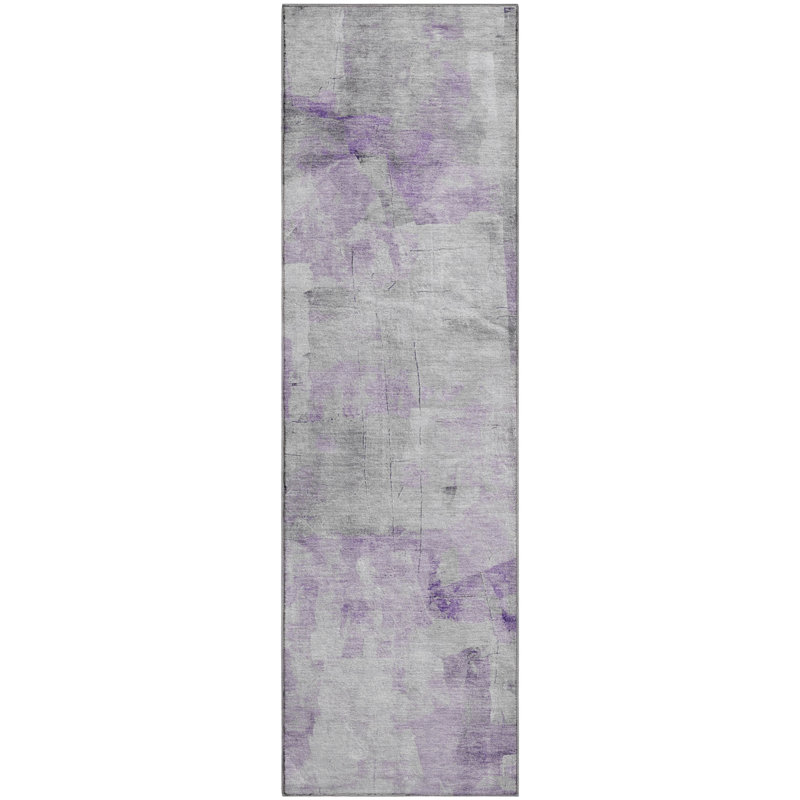Premium Machine Washable Garett AMF1673 Abstract Rug, Runner 2'3" x 7'6"
