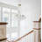 13-Copper colored dimmable glass iron pendant light