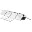Metro Lantern Glossy White 9-1/2 in. x 10-3/4 in. Porcelain Mosaic Floor and Wall Tile