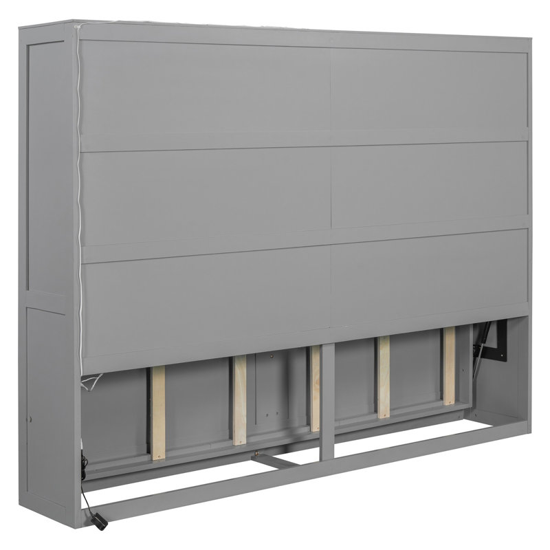 Armoire murale avec lumières Murphy, Gris