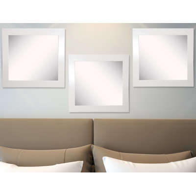 Ensemble de 3 miroirs muraux modernes et contemporains Dematteo Dengler