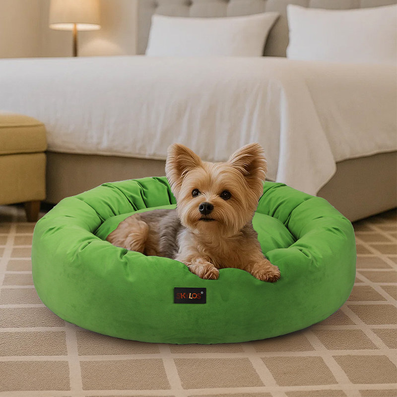 Cotton Pet Bed, 19cm H x 65cm W x 65cm D