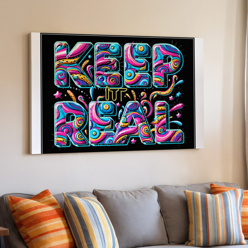 Reproduction d'art sur toile, "Abstract", H 30 po x l 30 po