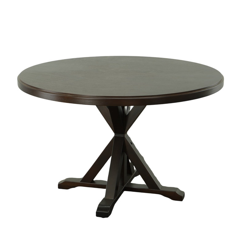 Monet X Base Dining Table With 2 Whitman Dining Chairs, Espresso, Espresso