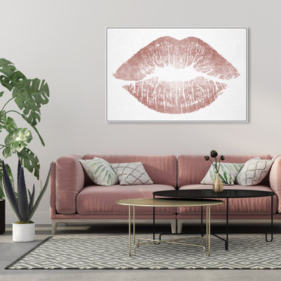 " Rose Gold Solid Kiss "
