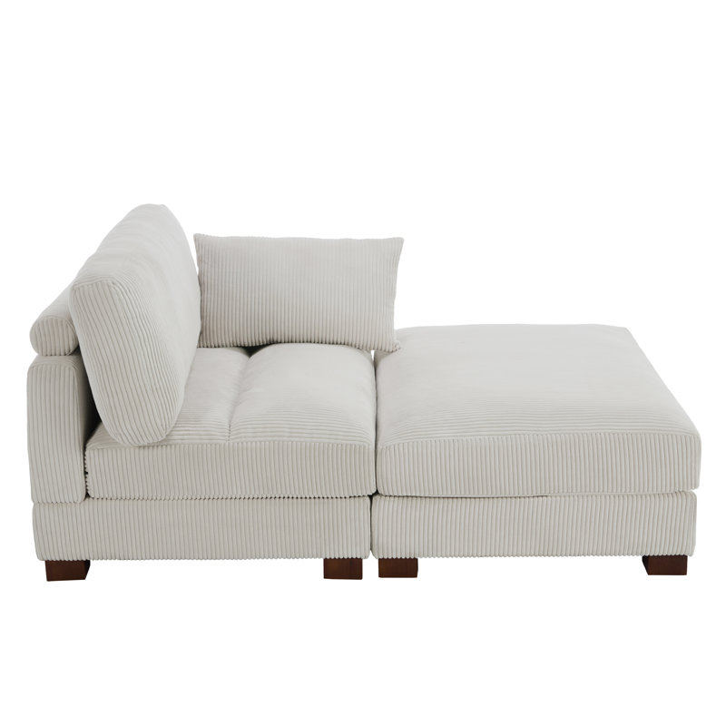 Bentura Chaise Lounge, Orange, Right Hand Facing
