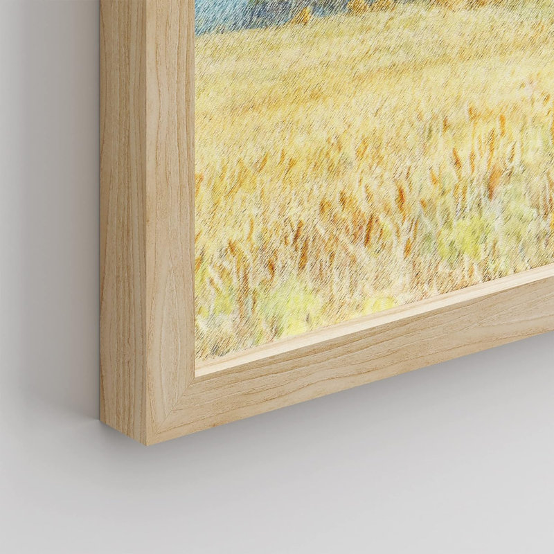 «Retro Spring Countryside Hay Field», impression sur toile, paysage naturel, décors muraux pour salon, impression sur papier