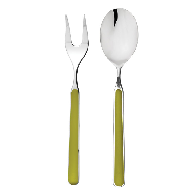 Ensemble de service 2 pièces Fantasia, Vert olive