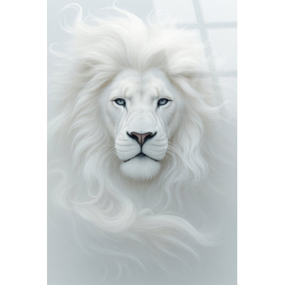 Art mural en verre trempé sans ferme Regal Majesty - 40 po x 60 po