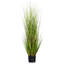 Herbe de lin 48 po vert / bourgogne artificiel-1330677020