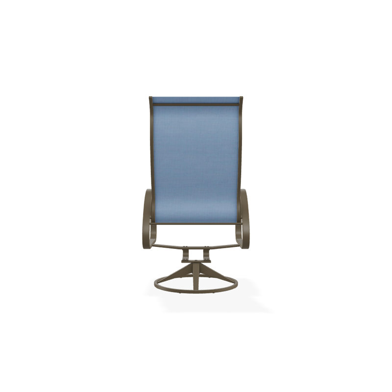 Aruba 1 Outdoor Dining Armchair, Sky 42D, Textured Beachwood