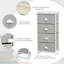 Commode de rangement 4 tiroirs Americus Tower-202519624