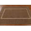 Tapis brun tissé à la main Kilim 5 x 6
