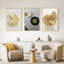 Cadre moderne abstrait encadré - ensemble de 3 reproductions sur toile-86934861-86934863