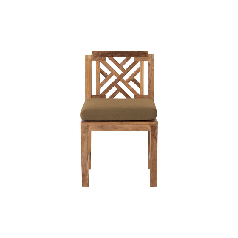 Monterey Fabric Mission Back Side Chair, Cocoa