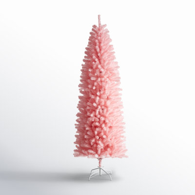 Pink 9' Pine Christmas Tree