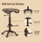 Elinna Swivel Adjustable Height Counter Stool-2139929106