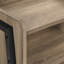 Table d'appoint à 2 niveaux en bois récupéré - conception de plateau (bords surélevés) + finition tous côtés-852138448-852138463