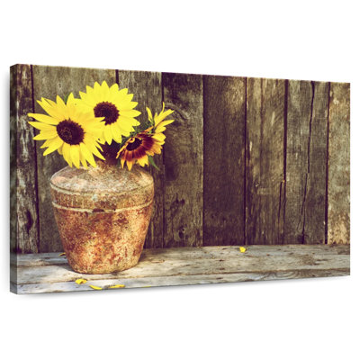 Harnek Rustic Sunflower Vase
