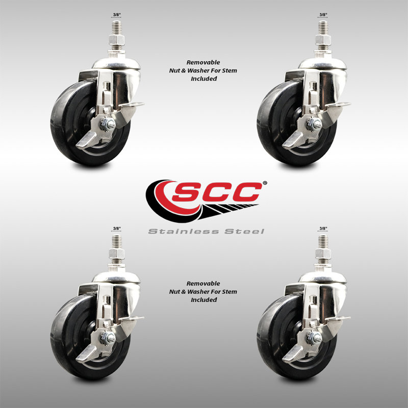 Soft Rubber Casters