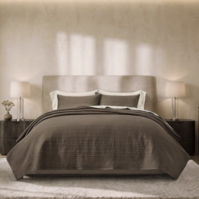 Cotton Sateen Channel Quilt Set