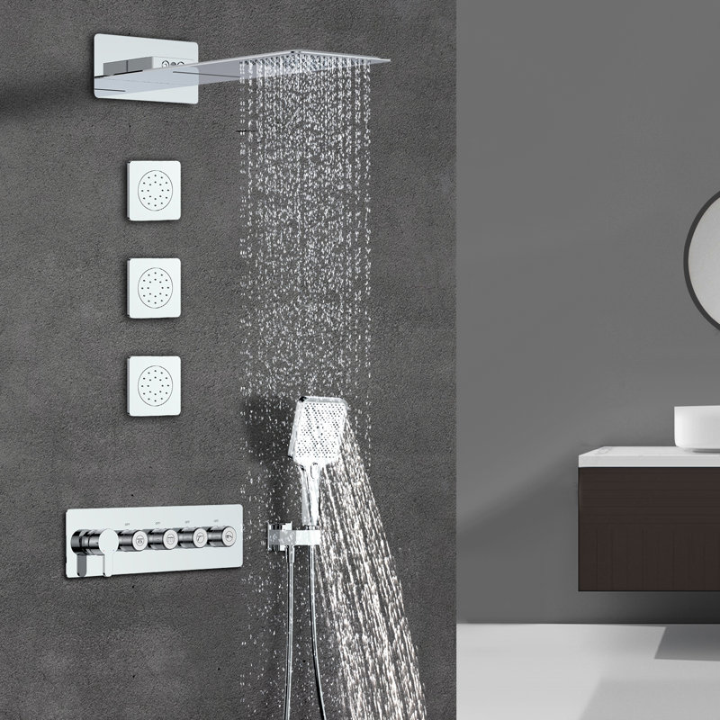 Robinet de douche, Chrome
