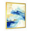 «Quinlan Metallic Gold Indigo II», reproduction d'art sur toile-48346314-48346316