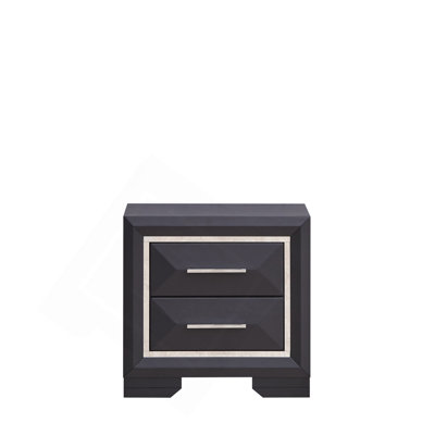 Liverpool G01600-N Nightstand , Black