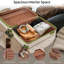 Ensemble de 4 valises de voyage extensibles à coque rigide en ABS avec cubes de rangement TSA
