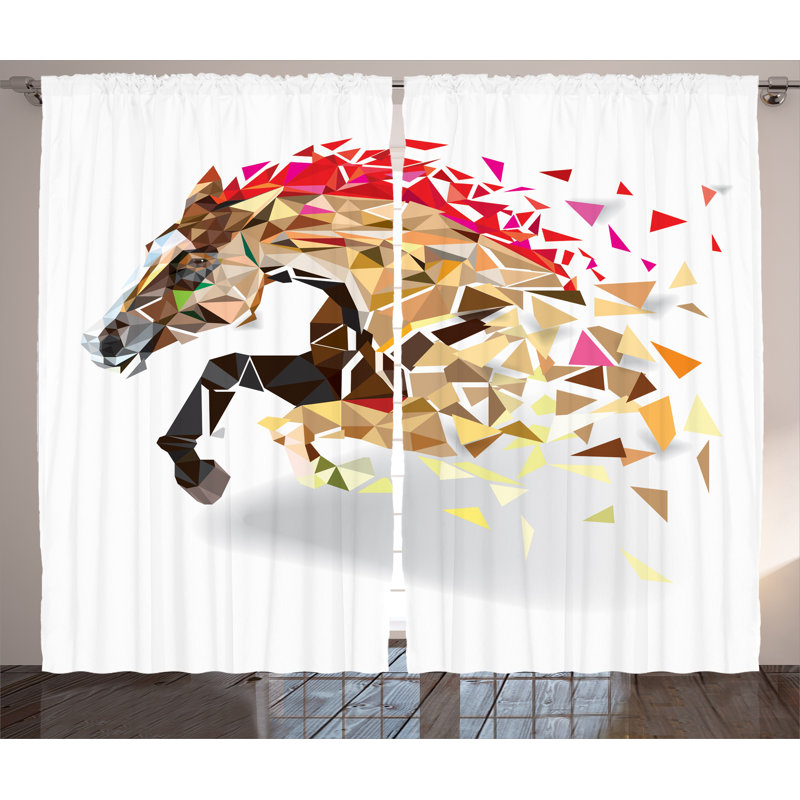 Milla Semi Sheer Curtain Pair, 54" x 84"