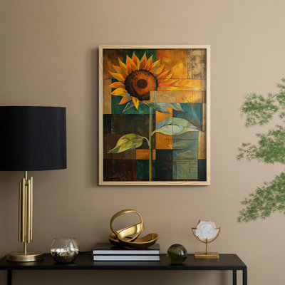 «FLORAL Series CDLxxxx», reproduction encadrée - bois massif